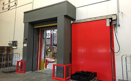 BTS FREEZAR soğuk hava hızlı sarmal kapı resmi