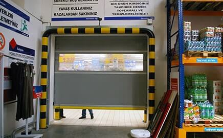 Hızlı sarmal PVC kapı resmi